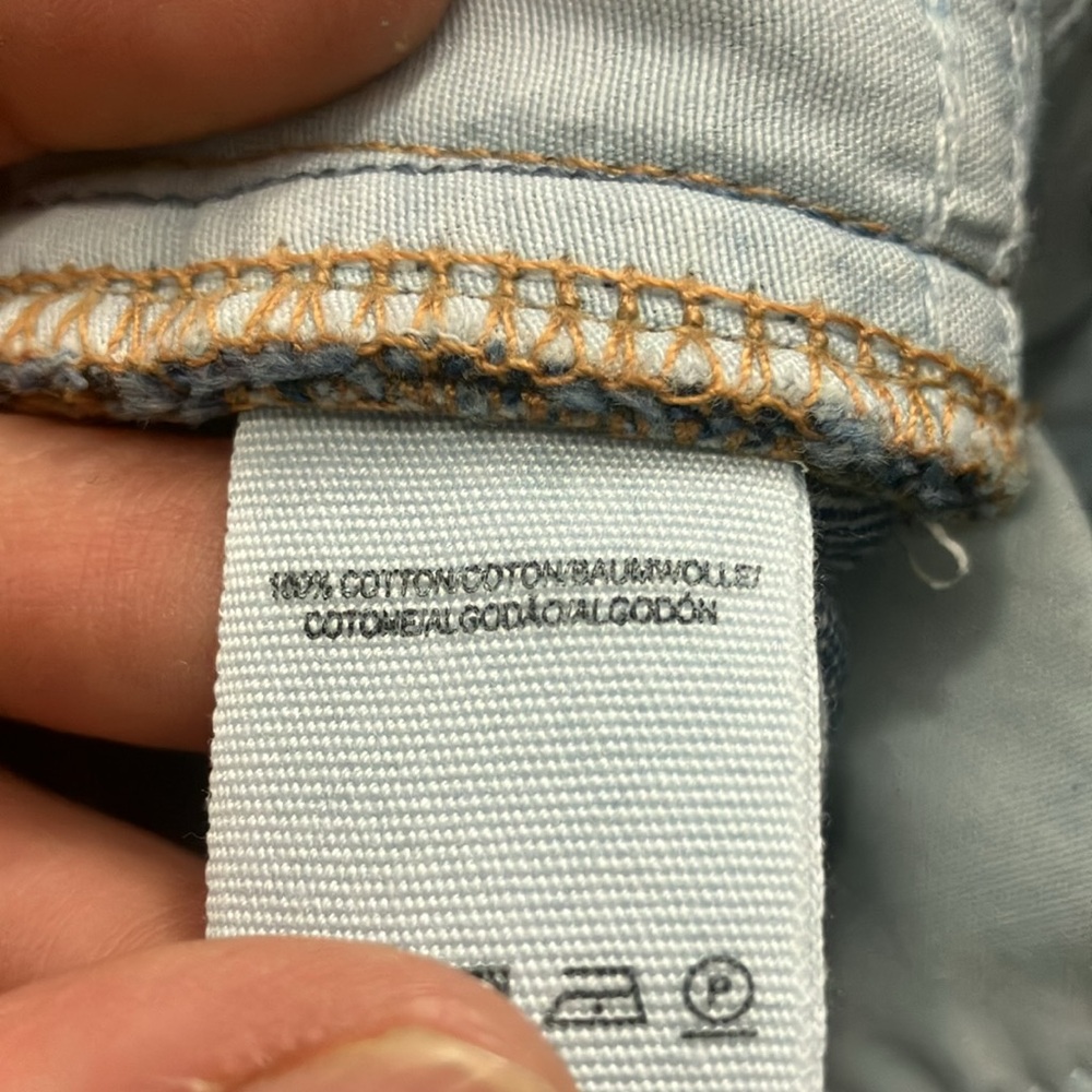 Free People We The Free Poppy patch straight leg jeans size 27 New - Picture 10 of 10